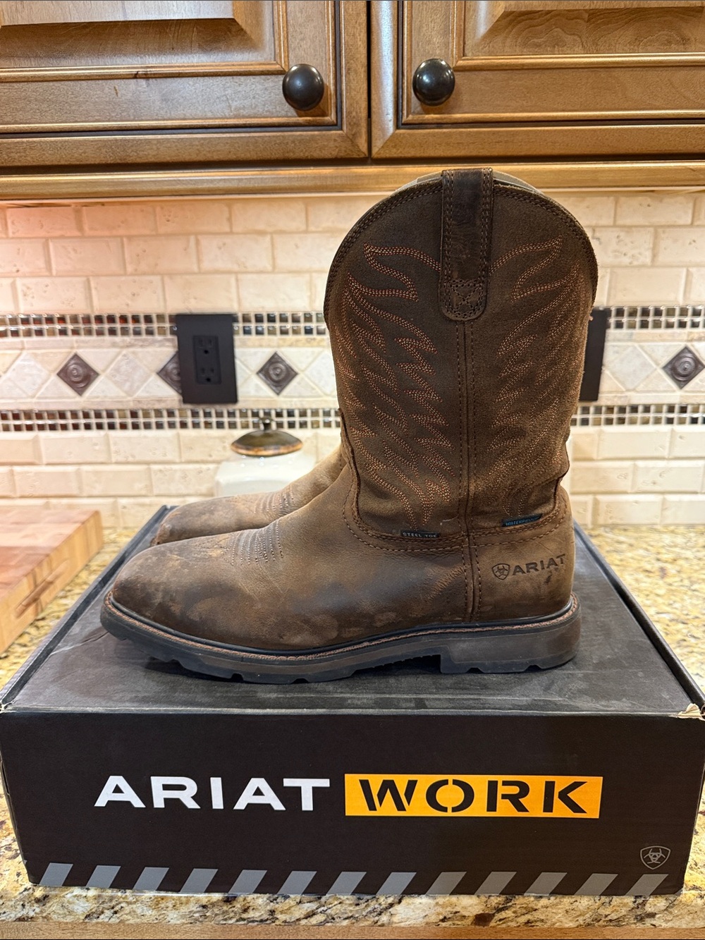 Ariat Groundbreaker H2O Steel Toe boots